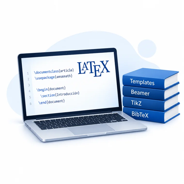 Computador con LaTeX y recursos técnicos